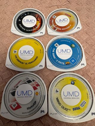 Lote 6 UMD Giochi PSP: Vari Titoli