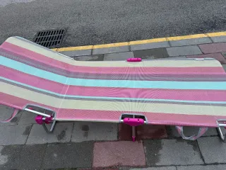 Tumbona plegable multicolor