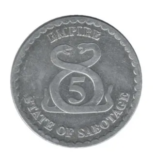 Moneda 5 SOS Empire State of Sabotage