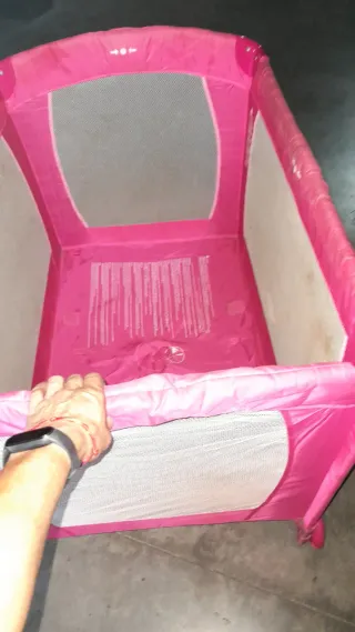 Parque cuna de viaje rosa Mothercare