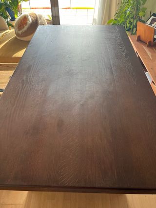 Mesa comedor madera y metal