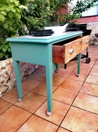 Mesa auxiliar cocina/barbacoa