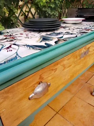 Mesa auxiliar cocina/barbacoa