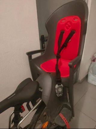 Silla bici para niños.