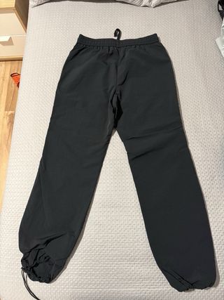 Pantalón de chándal baggy negro y blanco