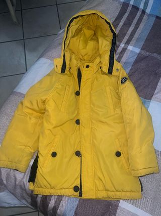 Giacca a vento Mayoral bambino gialla 7 anni