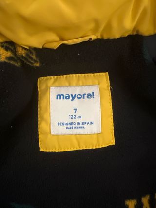 Giacca a vento Mayoral bambino gialla 7 anni