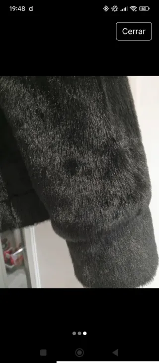 Abrigo pelo SHEIN negro