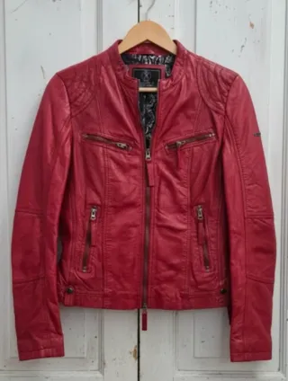 Chaqueta Piel Rino & Palle Roja Talla M