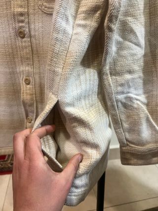 Sobrecamisa Tommy Hilfiger oversize M beige