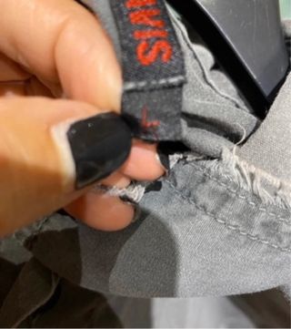 Camicia uomo vintage grigia