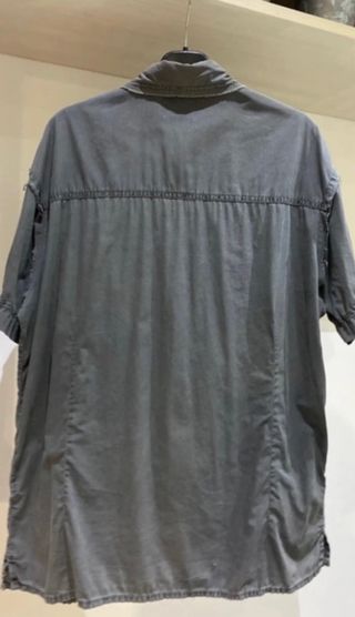 Camicia uomo vintage grigia