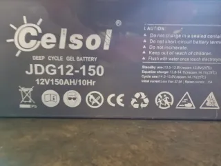 Batería gel autocaravana 150 AH