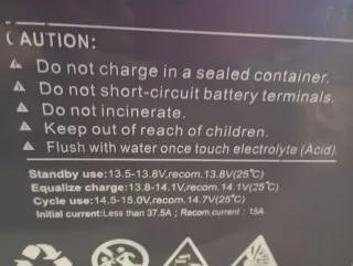 Batería gel autocaravana 150 AH