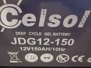 Batería gel autocaravana 150 AH