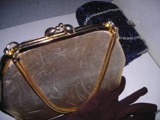 LOTE 2 BOLSOS mano para EVENTOS CON ACCESORIOS.