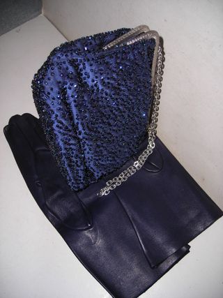 LOTE 2 BOLSOS mano para EVENTOS CON ACCESORIOS.