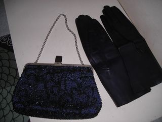 LOTE 2 BOLSOS mano para EVENTOS CON ACCESORIOS.