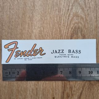 #02#Decal Fender Jazz Bass