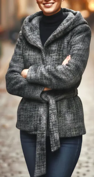 Chaqueta Zara Talla XL con Cinturón