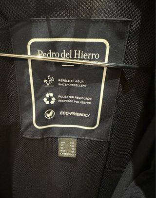 Parka Pedro del Hierro azul nueva