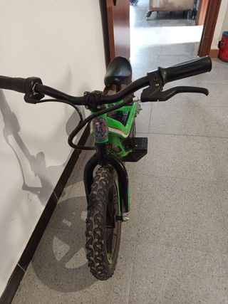 Bicicleta Eléctrica Verde