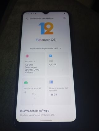 Telefono Vivo Y20 V2027