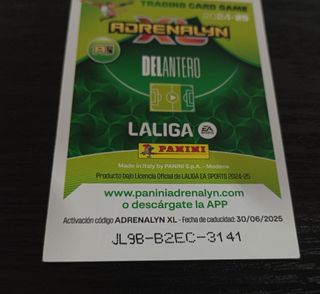 Lamine Yamal Revelación Oro Panini Adrenalyn 24-25