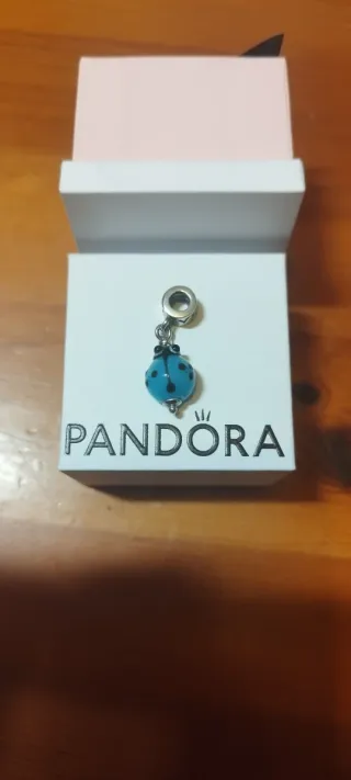 Charm Viceroy Mariquita Azul compatible Pandora