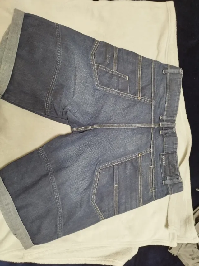 Jack & Jones Pantalones Cortos Vaqueros Azules