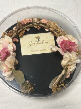 Corona de flores Jacqueline comunión