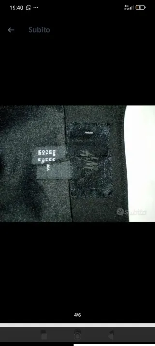 Gonna H&M nera al ginocchio