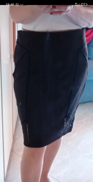 Gonna H&M nera al ginocchio