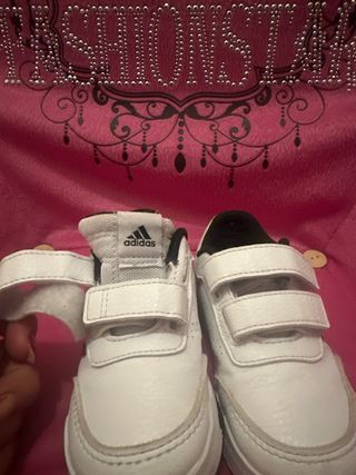 Scarpe Adidas Bambino/a Velcro Bianche