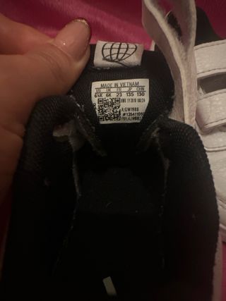 Scarpe Adidas Bambino/a Velcro Bianche