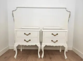 Dormitorio clásico restaurado Estilo Luis XV