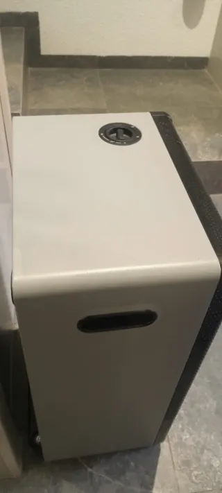 Estufa Overgozo Negra/Plateada