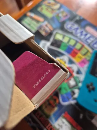 Game Boy Color CAJA ORIGINAL Azul Turquesa