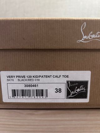 Zapatos Christian Louboutin Peep Toe Negros