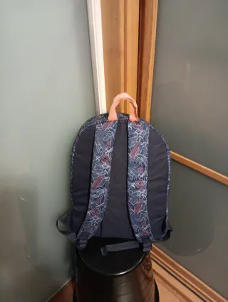 Mochila multiusos azul y rosa