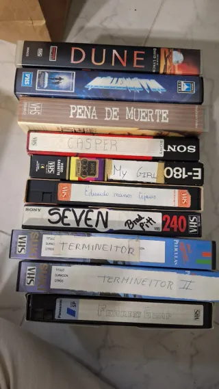 Lote de Cintas VHS Películas Varias