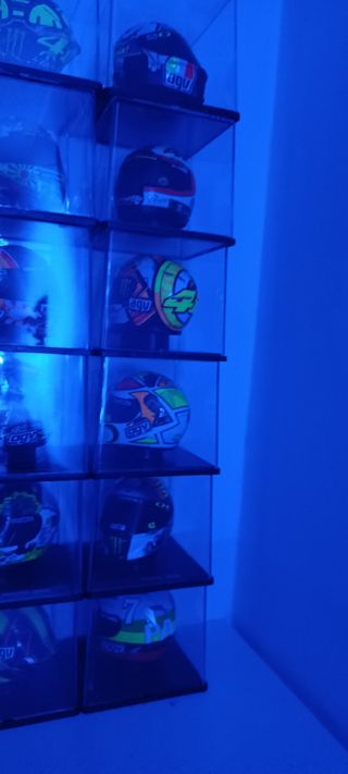 Coleção Miniaturas Capacetes Valentino Rossi