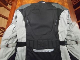 Chaqueta Moto 3/4 Levior Negra Gris