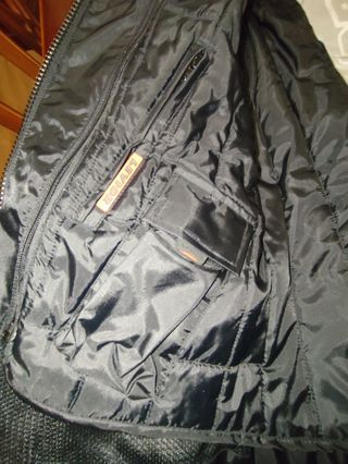 Chaqueta Moto 3/4 Levior Negra Gris