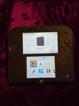 Nintendo 2DS Negra y Azul "leer"