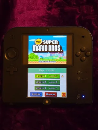 Nintendo 2DS Negra y Azul "leer"