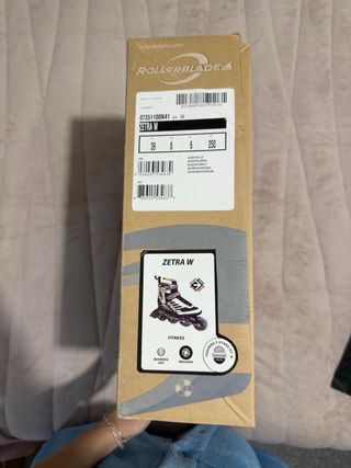Patines en línea negros y grises Rollerblade 39
