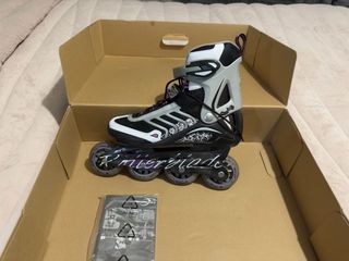 Patines en línea negros y grises Rollerblade 39