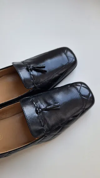 Zapatos planos negros mujer