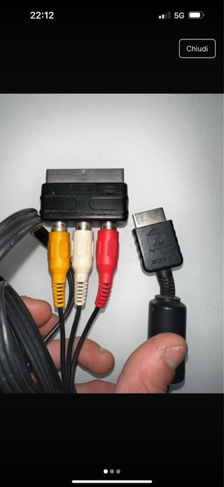 Cavo AV Sony Playstation 1/2 Originale